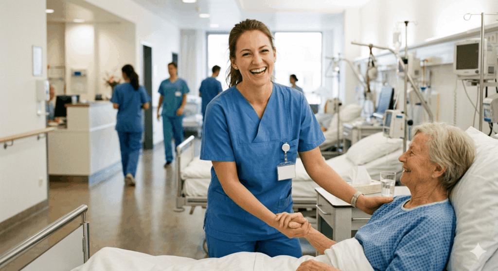 Arbeitsalltag als Krankenschwester im Krankenhaus 2026