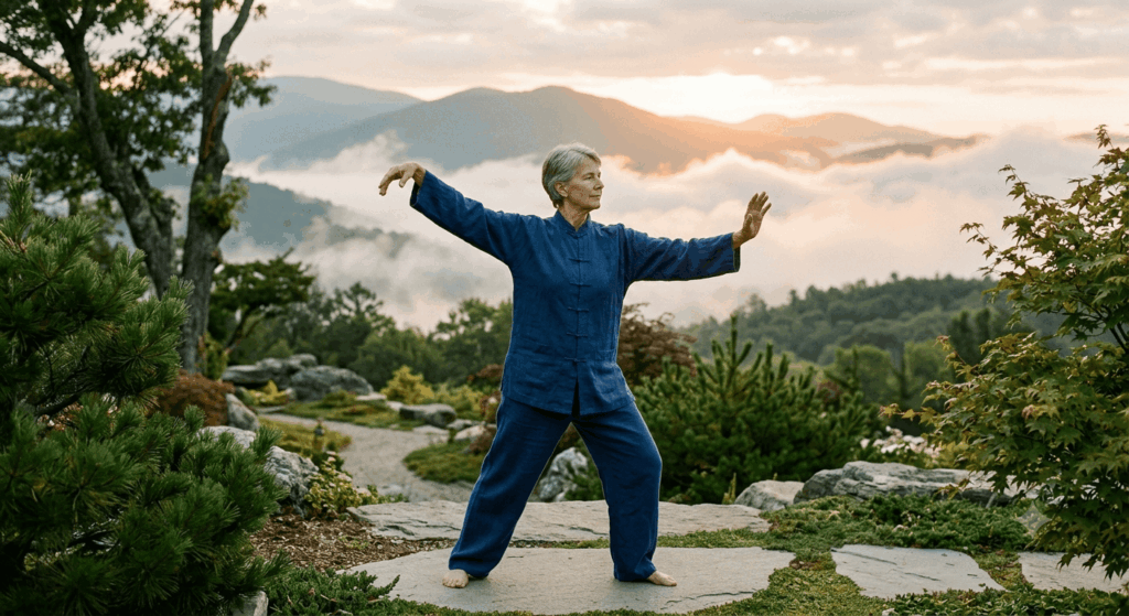 Qigong-Übung „Die Wolken teilen“ (2026) Anleitung, Wirkung und Tipps für Anfänger